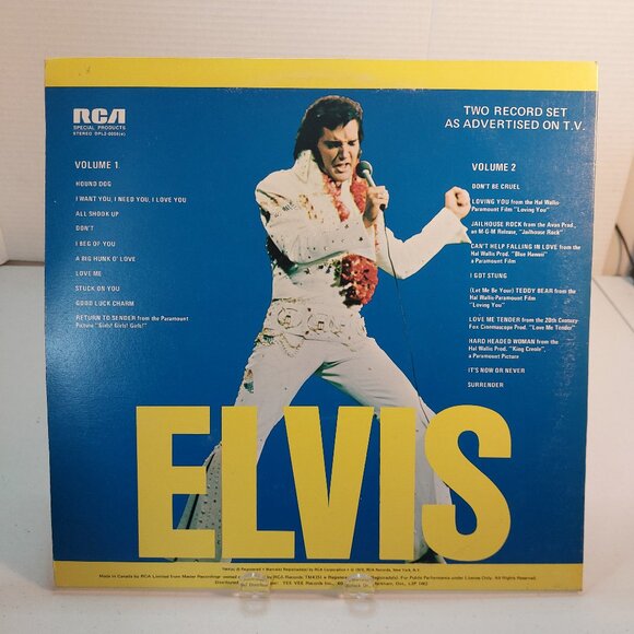 Elvis Presley ~ Self Titled (Double Vinyl LP, 1973) - Picture 6 of 6